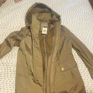 Cole Haan signature tan raincoat